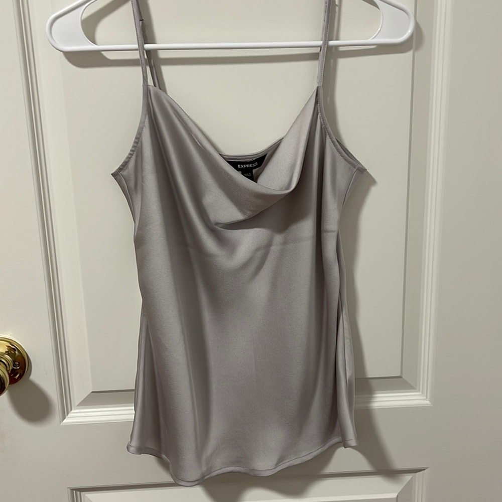 Express Satin Cowl Neck Cami